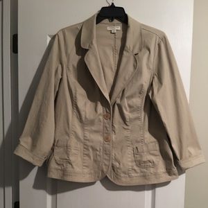 Tan Coldwater Creek Blazer